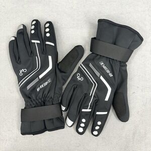INBIKE Cycling Gloves for Men Sz L Winter Windproof Reflective Thermal Gel Pads